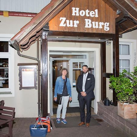 Hotel Zur Burg Polle Exterior foto