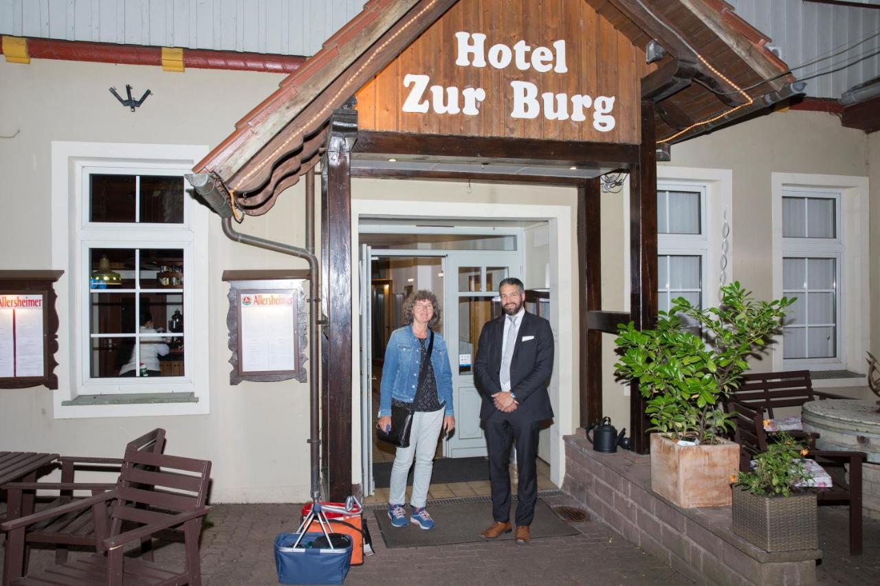 Hotel Zur Burg Polle Exterior foto